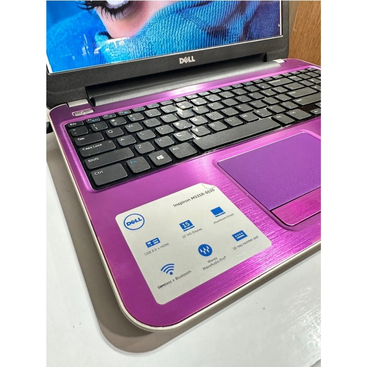 PURPLE Dell Inspiron 15R 5535, AMD A8, 15.6