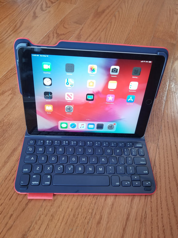 Logitech Ultrathin Keyboard Folio, Mars Red For iPad Air 1, Air 2, iPad 5th Gen 9.7