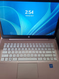 HP Stream 14" Laptop, Intel Celeron N (4GB RAM 64GB SSD) 14-cb172wm, Webcam HDMI Bluetooth Windows 11 - Rose Pink