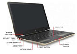 HP Pavilion 15-aw007cy Notebook - AMD A9-9410 APU / 2.90GHz, 6GB DDR4, 1TB HDD, 15.6" Touch, 1366 x 768, WiFi, Bluetooth, Webcam