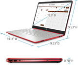 HP 15-dw1081wm 15.6" Intel Pentium Gold 6405U @ 2.4GHz (4GB RAM, 500GB HDD) Laptop, Scarlet Red