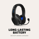 PDP Gaming LVL50 Wireless Stereo Gaming Headset for PS4 w/ Microphone, Noise-cancelling (051-049-NA-LIC) Black