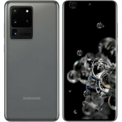 Samsung Galaxy S20 Ultra, 128GB, Cosmic Black - Fully Unlocked (Renewed)