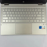 GOLD HP Pavilion x360 1M-DW1023DX 14" FHD Touchscreen 2-in-1, Intel Core i5-1135G7 @ 2.4GHz (8GB RAM 256GB SSD) Backlit Keys, Windows 11, 2020