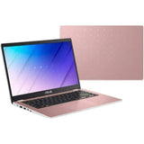 Rose Gold Asus Vivobook E410MA-211 14" Display, 2021 model (4GB RAM, 64GB SSD) Windows 11 Laptop