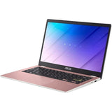 Rose Gold Asus Vivobook E410MA-211 14" Display, 2021 model (4GB RAM, 64GB SSD) Windows 11 Laptop