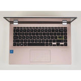 Rose Gold Asus Vivobook E410MA-211 14" Display, 2021 model (4GB RAM, 64GB SSD) Windows 11 Laptop
