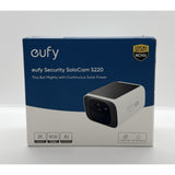 Eufy 2K Solar Security Camera S220 SoloCam Wireless Wi-Fi Outdoor Camera, Night Vision, 1-2 Pack