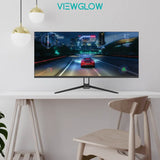 ViewGlow 34" Gaming Monitor, 3440x1440 LED, 1ms Response Time, 100Hz Refresh Rate, Computer Monitor Flat BRAND NEW