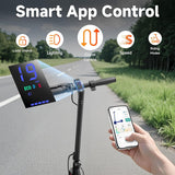 LADPED Electric Scooter with Seat for Adults 31KM/H (15.5mph) E-Scooter Folding Commuter, 350W motor, 187.2WH battery, UL 2272 certified