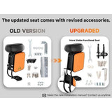 LADPED Electric Scooter with Seat for Adults 31KM/H (15.5mph) E-Scooter Folding Commuter, 350W motor, 187.2WH battery, UL 2272 certified