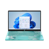 HP 15-fd0110ds 15.6" HD Display Laptop, Intel N100 (4GB RAM, 128GB UFS) Backlit Keyboard, Windows 11, Aquamarine Sky Color