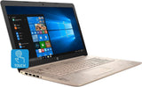 HP 17-by0015cy 17.3" TOUCHSCREEN LAPTOP INTEL CORE I3-7100U @ 2.40GHZ (16GB RAM, 256GB SSD + 1TB HDD) WINDOWS 10 - BEIGE/GOLD/BLACK COLOR