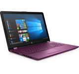 PURPLE HP 15-bs010ds 15.6" Touchscreen Laptop, Intel Pentium N3170 (4GB RAM, 256 SSD) Windows 11, Backlit Keyboard, CD DVD