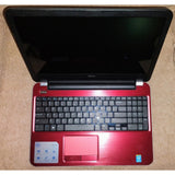 RED Dell Inspiron 5537 15.6" Laptop/Notebook Intel Core i5-4200U (8GB RAM, 500GB HDD) Windows 10, CD DVD