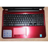 RED Dell Inspiron 5537 15.6" Laptop/Notebook Intel Core i5-4200U (8GB RAM, 500GB HDD) Windows 10, CD DVD