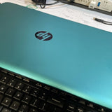 HP 15-AY020DS NOTEBOOK, 15.6" LAPTOP INTEL N3710 @ 1.60GHZ (8GB RAM, 1TB HDD) WINDOWS 10, CD DVD, GREEN