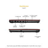 ASUS TUF Gaming A15 15.6" Gaming Laptop AMD Ryzen 7-4800H @ 2.9GHz, 8 Corea (16GB RAM, 256 SSD + 1TB HDD) NVIDIA GEFORCE GTX 1650, RGB KEYBOARD, WINDOWS 11 (FA506I-BQ182T)