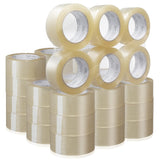 36 Rolls Carton Sealing Clear Packing Tape Box Shipping - 2 mil 2" x 110 Yards - Wholesale Price