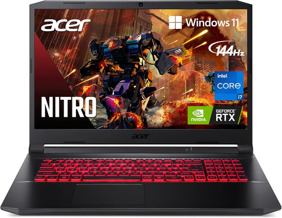 Acer Nitro 5 AN517-54-79L1 Gaming Laptop | Intel Core i7-11800H | NVIDIA GeForce RTX 3050Ti GPU | 17.3