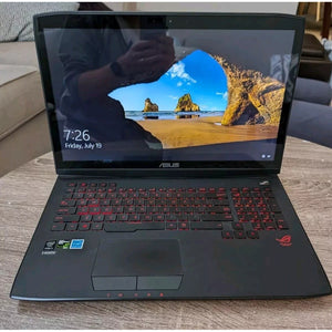 ASUS ROG Gaming Laptop 17.3" G751J INTEL CORE i7-4720HQ, NVIDIA GEFORCE GTX 970M (16GB RAM, 128GB SSD + 500GB HDD) WINDOWS 10