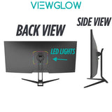 ViewGlow 34" Gaming Monitor, 3440x1440 LED, 1ms Response Time, 100Hz Refresh Rate, Computer Monitor Flat BRAND NEW