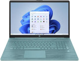 HP Laptop 17-CN0615DS 17.3" Intel N200 (4GB DDR4 SDRAM, 128GB SSD) WINDOWS 11, TEAL, Backlit Keyboard