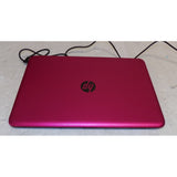 PINK HP Notebook 15-ac141ds 15.6" Laptop Touchscreen (4GB RAM, 1TB HDD) CD DVD Windows 10