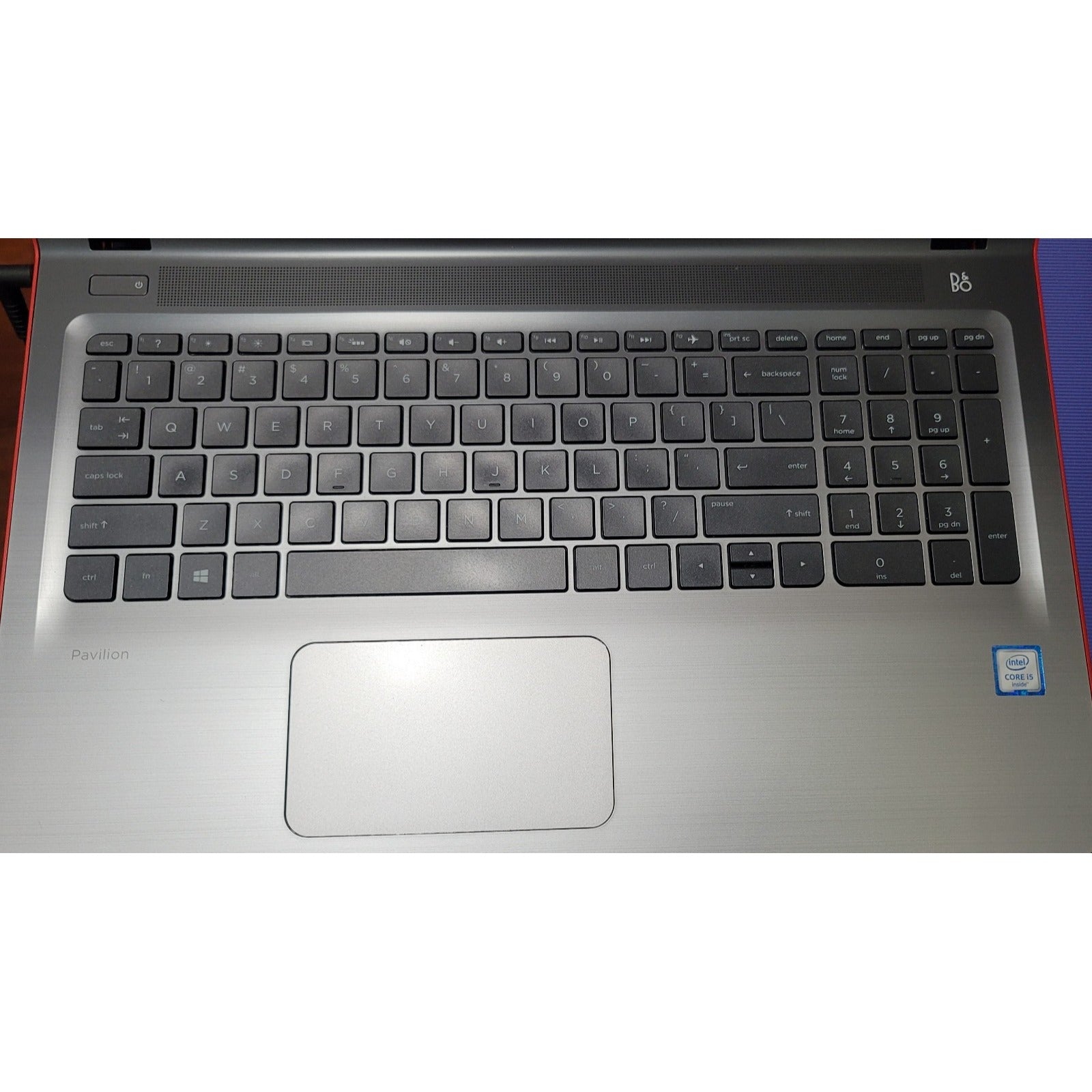 Red HP Pavilion Laptop 15t-ab200, 15.6