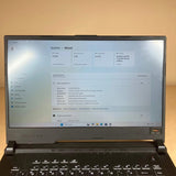 ASUS ROG Strix G512LI 15.6" Full HD 144Hz Gaming Notebook Computer - INTEL CORE i7-10750H @ 2.6GHz (16GB RAM 1TB SSD) NVIDIA GeForce GTX 1650 Ti, WINDOWS 11