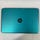 HP Laptop 17-X014DS 17.3" Intel Celeron N3710 @ 1.6 GHz (8GB RAM, 2TB HDD) CD DVD, WINDOWS 11, TORQUOISE