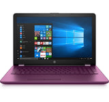 PURPLE HP 15-bs010ds 15.6" Touchscreen Laptop, Intel Pentium N3170 (4GB RAM, 256 SSD) Windows 11, Backlit Keyboard, CD DVD