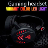4-in-1 Gaming Combo - Rainbow Backlit Gaming Keyboard + 2400 DPI Gaming Mouse + Mouse Pad + Headset for Laptops, Desktops