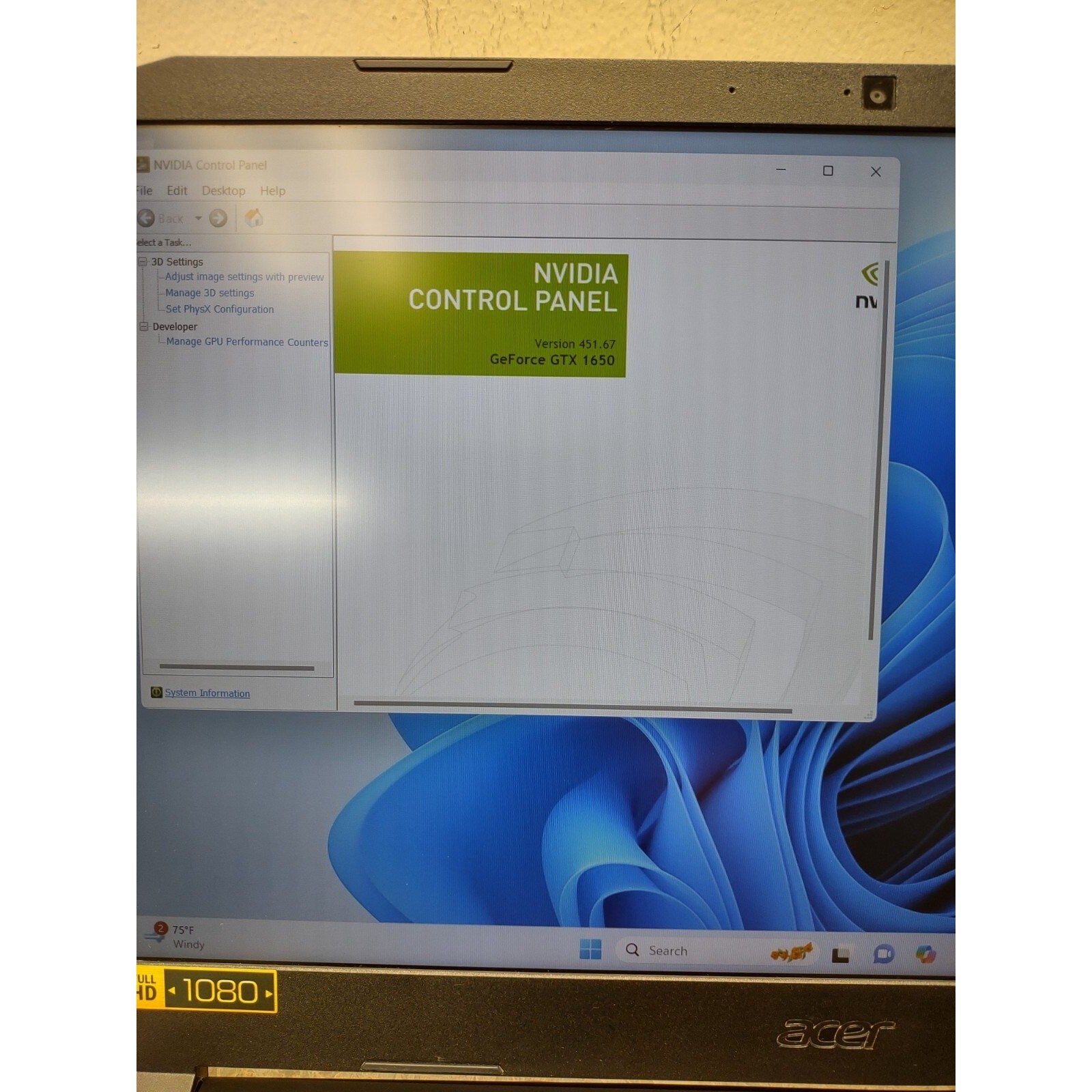 Acer Nitro 5 AN515-44-R99Q 15.6
