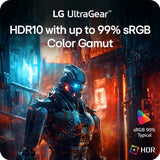 LG Electronics 32G60WA-B UltraGear 32-Inch QHD 1000R Curved Gaming Monitor, 180Hz Refresh Rate, 1ms Response Time, HDR10, AMD