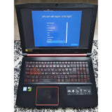 ACER NITRO 5 AN515-51-76SX, 15.6" INTEL CORE i7-7700HQ @ 2.8GHz (12GB RAM, 128GB SSD + 500GB HDD) GAMING LAPTOP, NVIDIA GEFORCE GTX 1050 Ti, WINDOWS 11