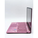 Pink HP 15-fd0104ds 15.6" Touchscreen Laptop, Intel Processor N100 (4GB RAM, 128GB SSD) Backlit Keyboard, Windows 11 Home
