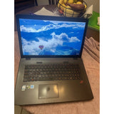 ASUS ROG GAMING LAPTOP, GL752VW, 17.3" Intel Core i7-6700HQ @ 2.60 GHz (16GB RAM, 128GB + 1TB HDD) NVIDIA GTX 960M