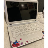 HP G4 Butterfly Blossom 14" AMD A6-4400M @ 2.7GHz (6GGB RAM, 128GB SSD) Windows 10 CD DVD AMD Radeon HD 7520G