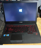 Asus ROG G751J Gaming Laptop, 17.3" Intel i7-4720HQ @ 2.60 GHz (16GB RAM, 1TB HDD) GTX 965M Windows 10 Gaming PC