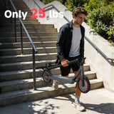 Ladped ADULT ELECTRIC SCOOTER LONG RANGE FOLDING 31KM/H (15.5 MPH) E-SCOOTER URBAN COMMUTER, 25LBS, 350W motor, 187.2Wh lithium battery,  UL 2272