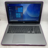 Purple Dell Inspiron 15 5565 15.6" AMD A9-9400 @ 2.4GHz, Radeon R5 Graphics (8GB RAM, 1TB HDD) Windows 10, CD DVD, Webcam, Ethernet, HDMI, 3X USB