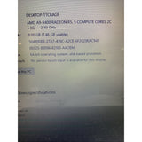 Purple Dell Inspiron 15 5565 15.6" AMD A9-9400 @ 2.4GHz, Radeon R5 Graphics (8GB RAM, 1TB HDD) Windows 10, CD DVD, Webcam, Ethernet, HDMI, 3X USB