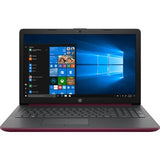 Maroon HP 15-db0001cy 15.6 Laptop AMD A9 (8GB RAM, 2TB HDD) CD DVD Win 10 Webcam