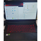 MSI Thin GF65 MS-16W1, 15.6" GAMING LAPTOP, Intel Core i7-10750H @ 2.60 GHz (8GB RAM, 512GB SSD) NVIDIA GeForce GTX 1660 Ti, Backlit Keys, Windows 11 (10SDR-459US)
