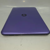PURPLE HP 15-AC123CY 15.6" Laptop Intel Celeron N3150 @ 1.60GHz (4GB RAM, 500GB SSD) Windows 10