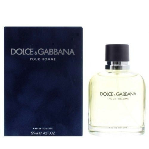 NEW Dolce & Gabbana POUR HOMME Men Eau De Toilette Spray 4.2 oz 125 ml. Cologne Mens Fragrance