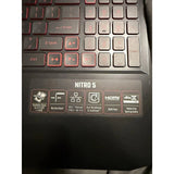 Asus Gaming Laptop Nitro 5 AN515-55-59KS, Intel i5-10300h @ 2.5GHz (256GB, 8GB RAM) Nvidia GTX 1650, Backlit Keyboard, Windows 11