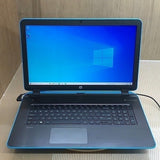 HP Pavilion 17-F028NR, 17.3" Intel Core i5-4210U @ 2.4GHz (8GB RAM, 1TB HDD) CD DVD, Beats Audio, Windows 10, Aqua Blue