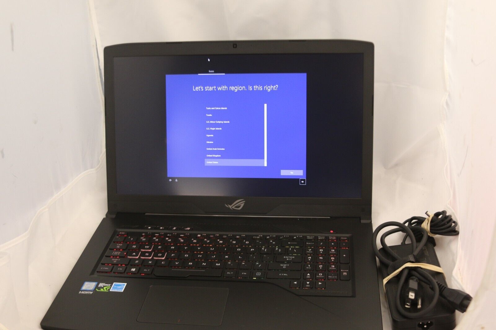 Asus gl703ge top